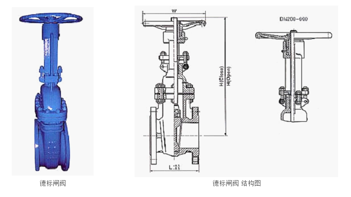 德標(biāo)閘閥原理圖